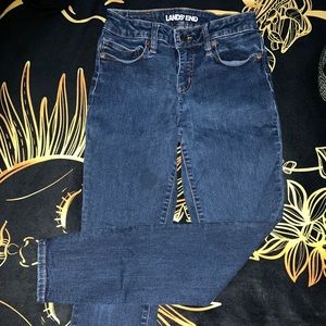 Chase Bank Land’s End Jeans Skinny Ankle Mid-Rise